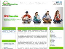 Tablet Screenshot of desheducation.com